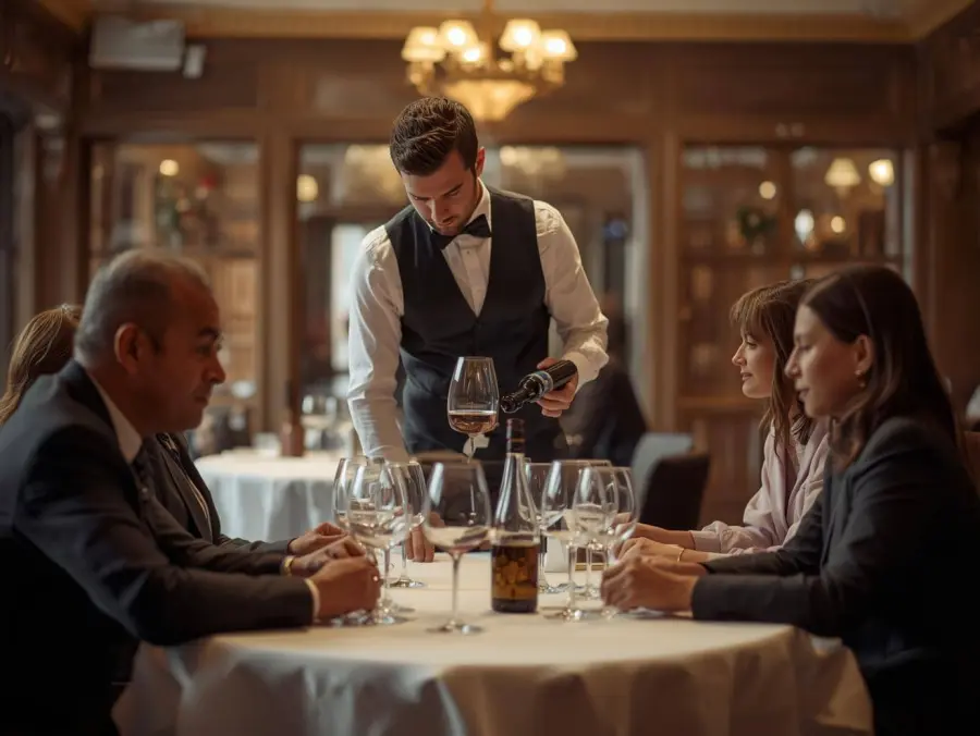 Inventaire de cave à vin dans un restaurant